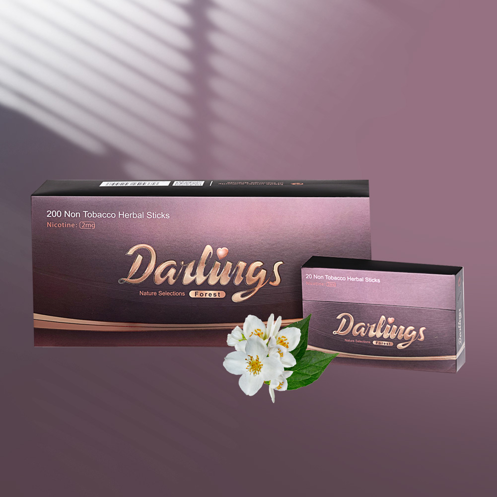 Darlings Heat Not Burn Herbal Sticks: Jasmine Tea Flavor (2mg)